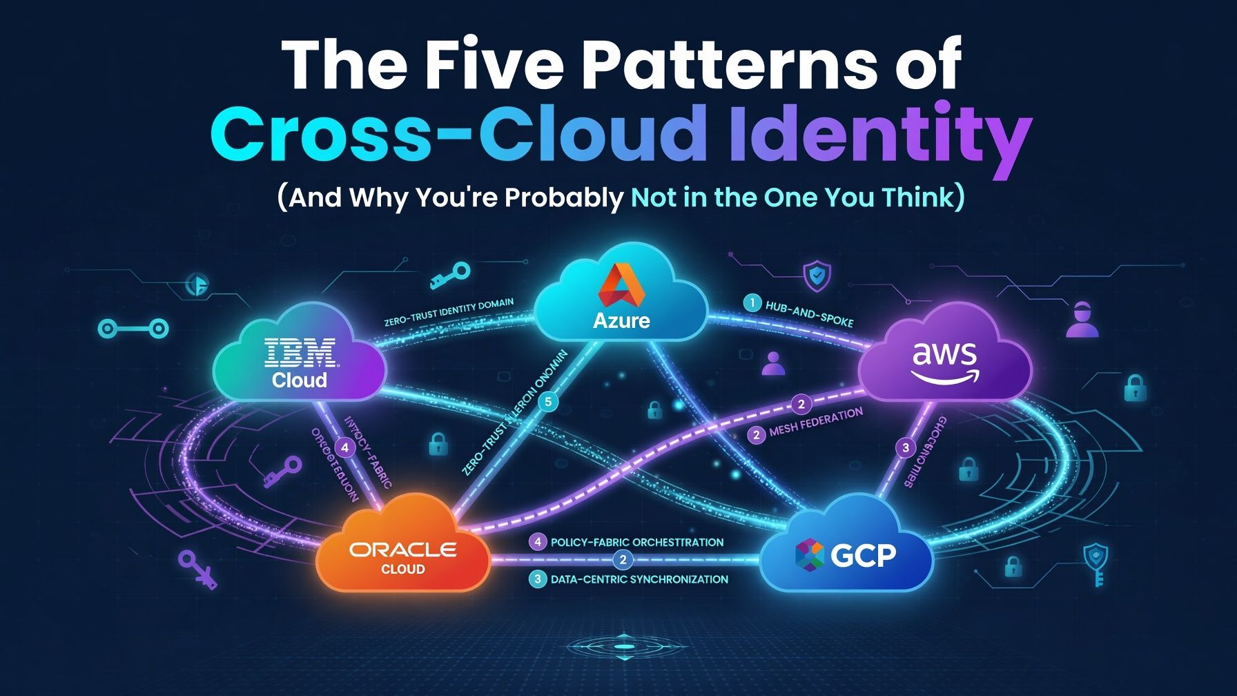 The Five Patterns of Cross-Cloud Identity (And Why You're Probably Not in the One You Think)